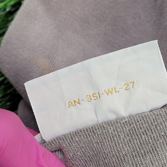 Vintage 80s MOD Velour Collared Sweater Womens S/M 19x23 Crop - Picture 9 of 10